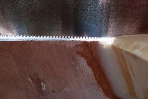 Using saw to guage depth and angle-2